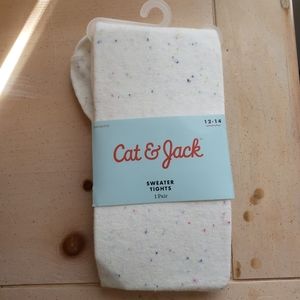 Cat and jack sweater tights 12-14